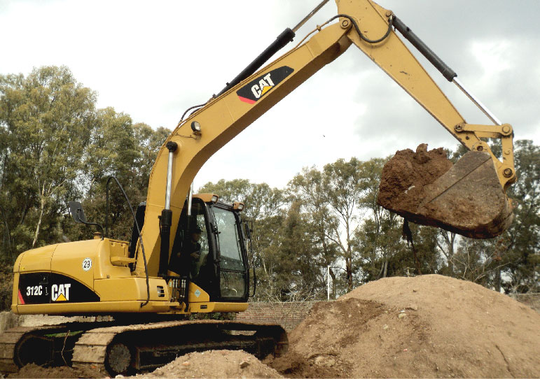 Retroexcavadora Caterpillar 312CL- Modelo 2011